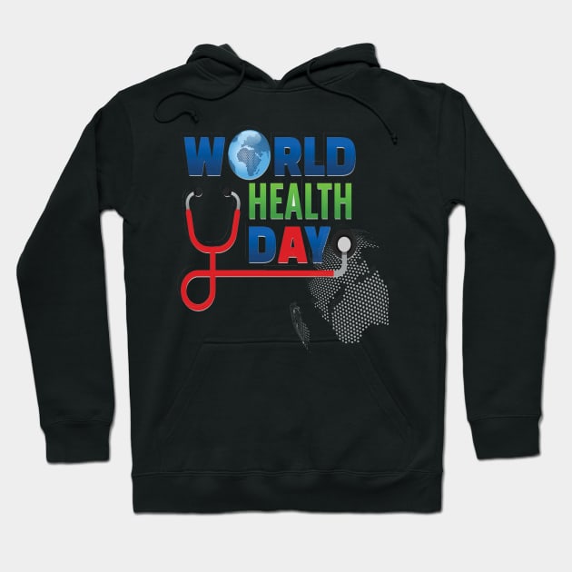 world health day Hoodie by potch94